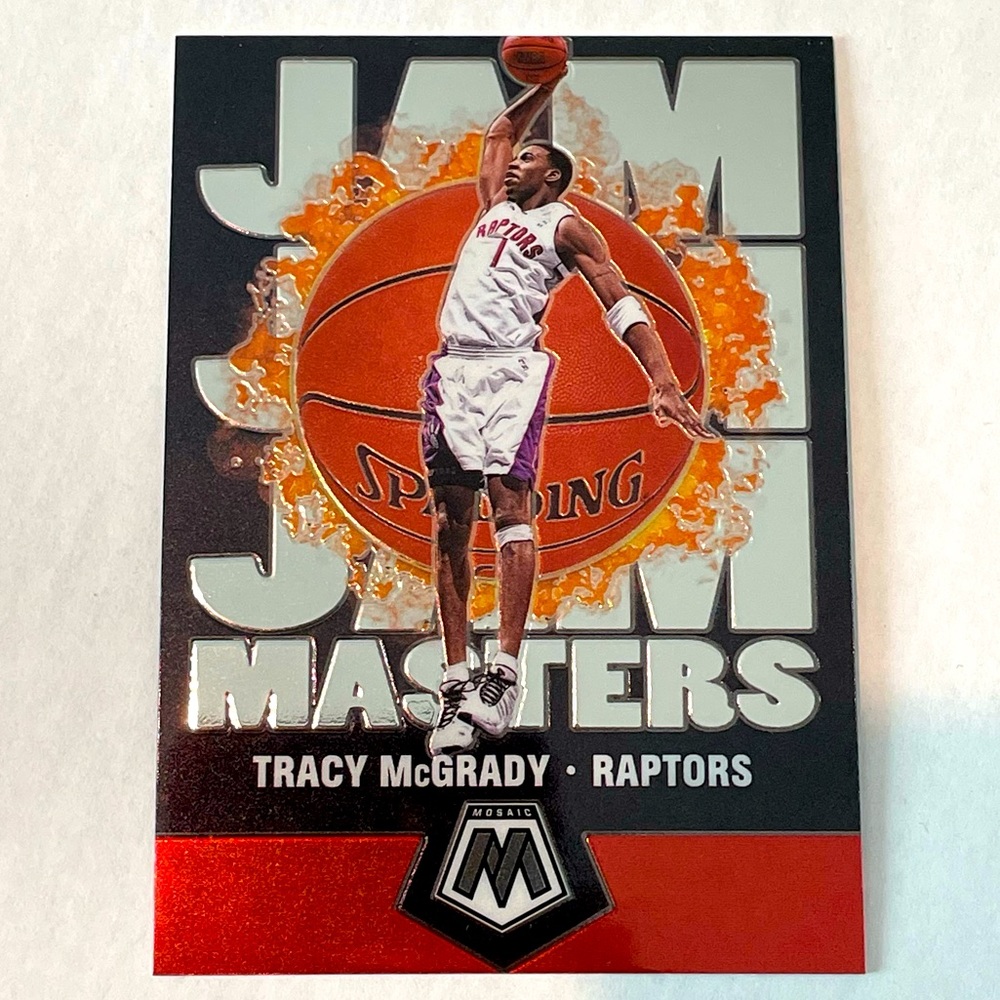2019-20 TRACY McGRADY JAM MASTERS MOSAIC Raptors Basketball Card #11